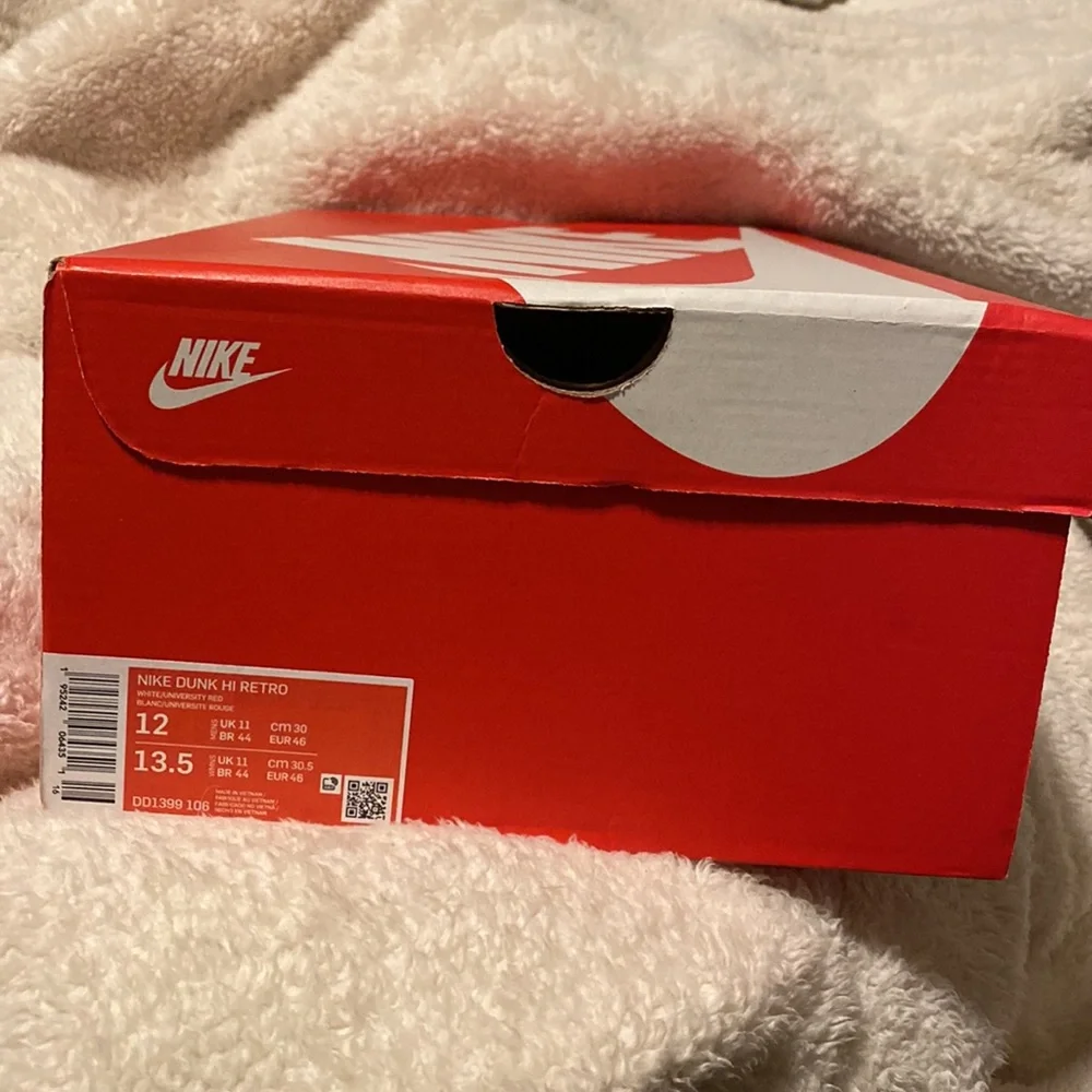 Nike Dunk Hi Retro men’s US size 12 - Picture 10 of 11